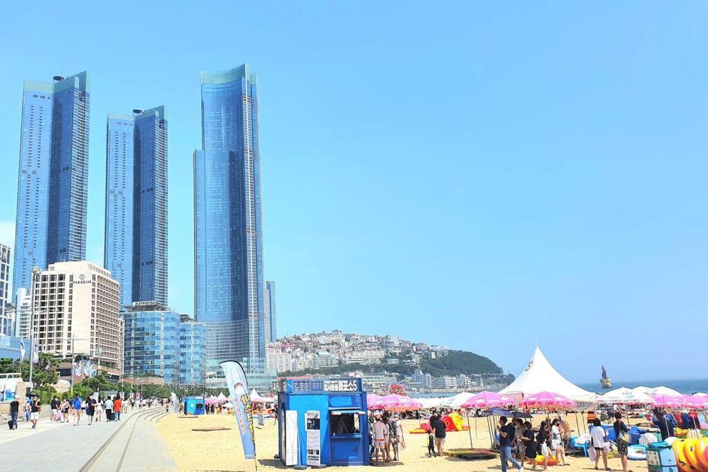Ferienwohnung Haeundai Beach 1 Cho Busan Exterior foto