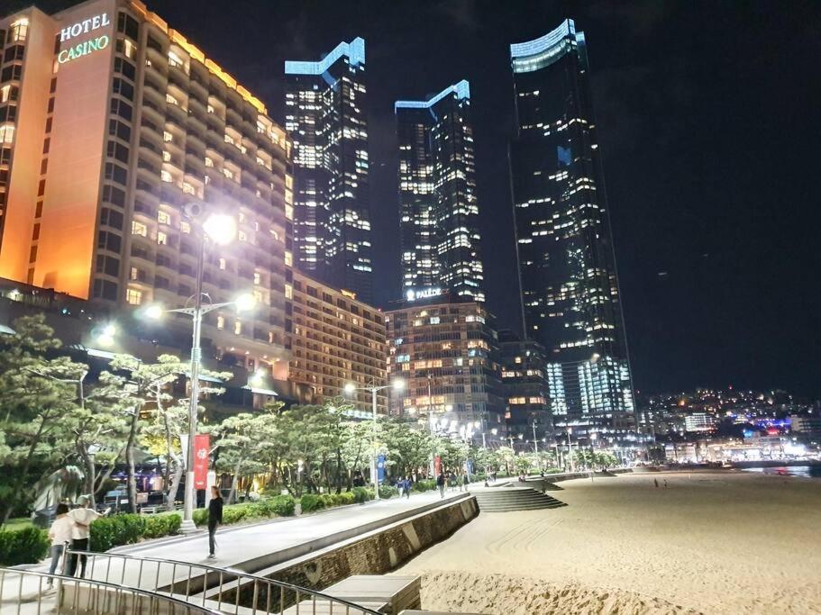 Ferienwohnung Haeundai Beach 1 Cho Busan Exterior foto