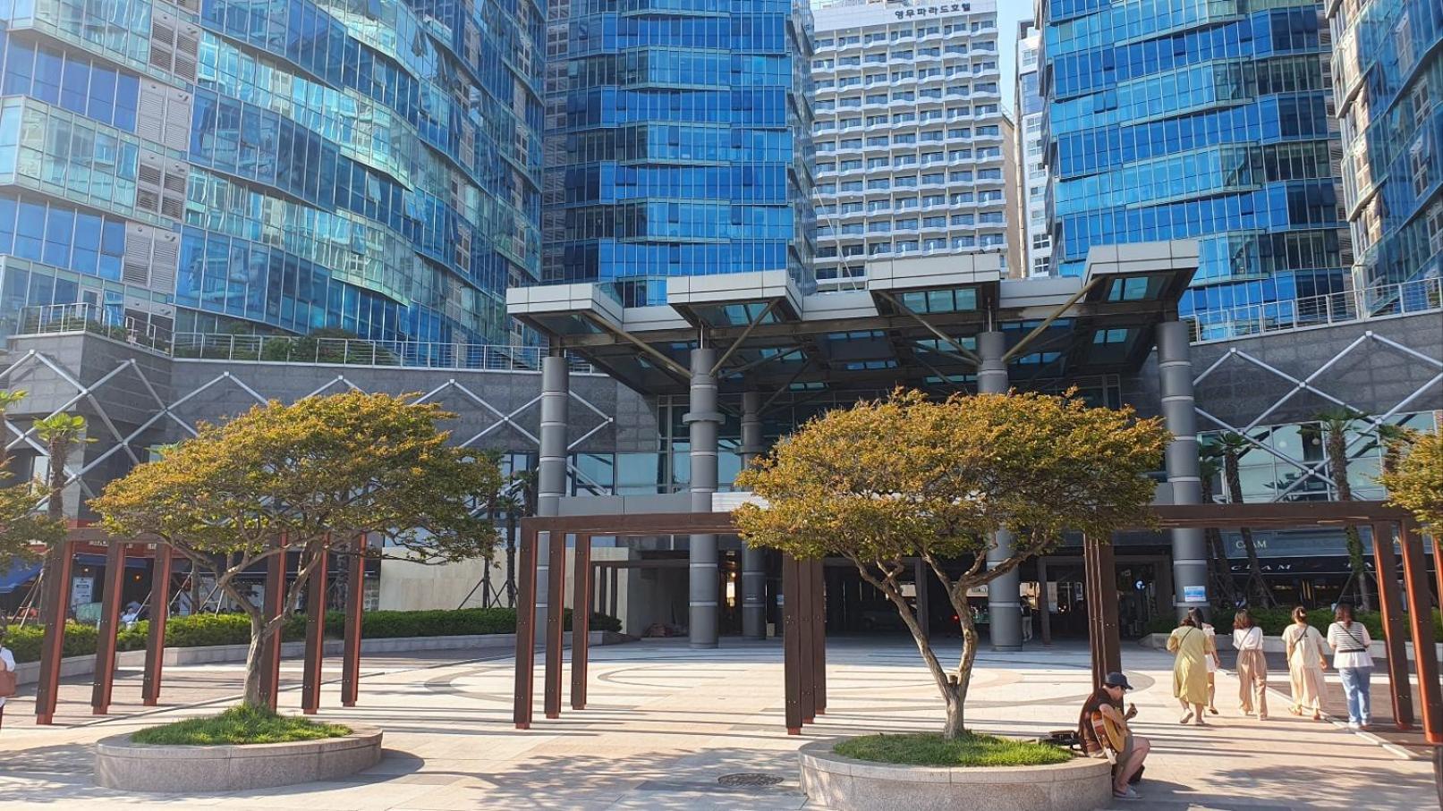 Ferienwohnung Haeundai Beach 1 Cho Busan Exterior foto